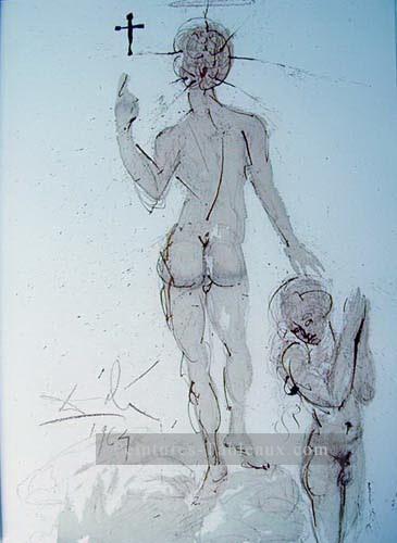 Asperges me hyssopo et mundabor Salvador Dali Peintures à l'huile